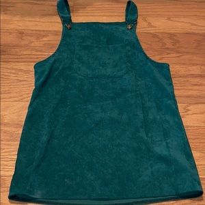 Emerald green overalls